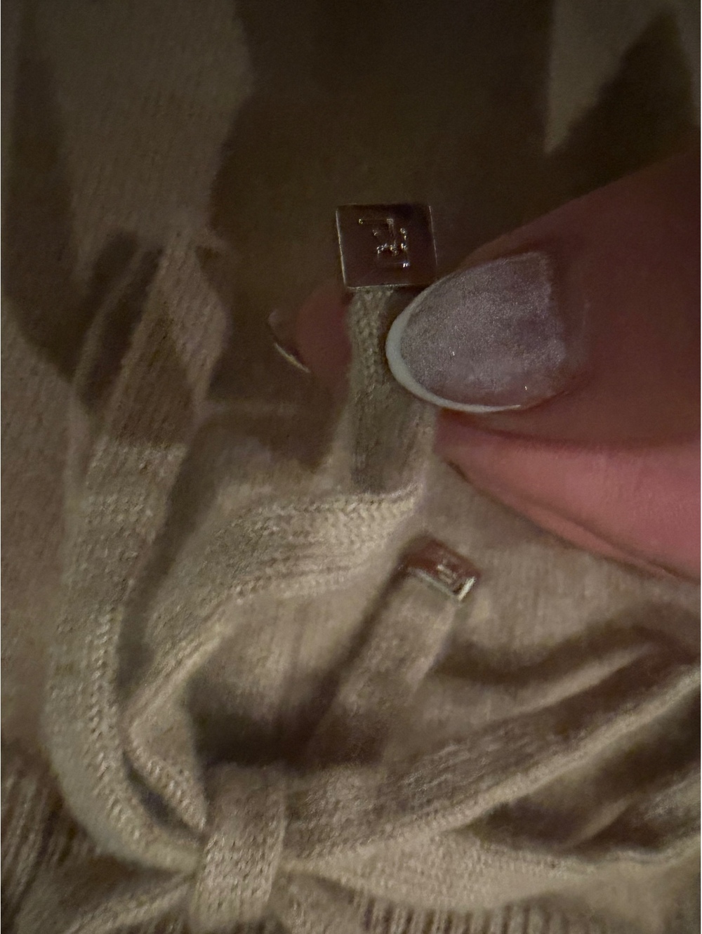 Excellent Ralph Lauren Purple Label cream beige camel cashmere jogger pant M - Picture 4 of 5